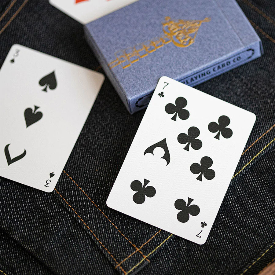 Ace Fulton's Casino Cowboy Denim Playing Cards