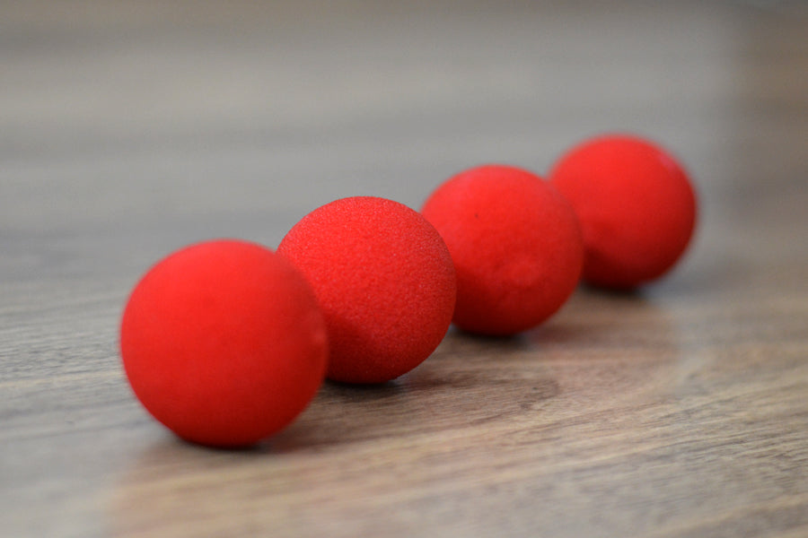2 inch Regular Sponge Ball (Red) from Magic by Gosh