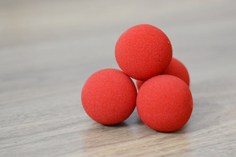 2 inch Regular Sponge Ball (Red) from Magic by Gosh