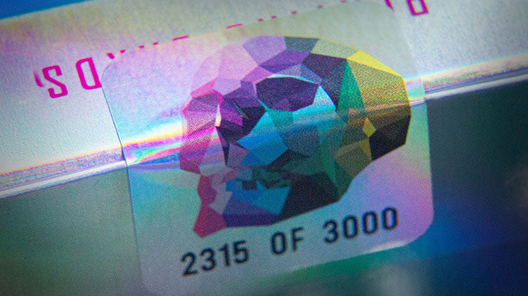 Memento Mori Holographic Playing Cards