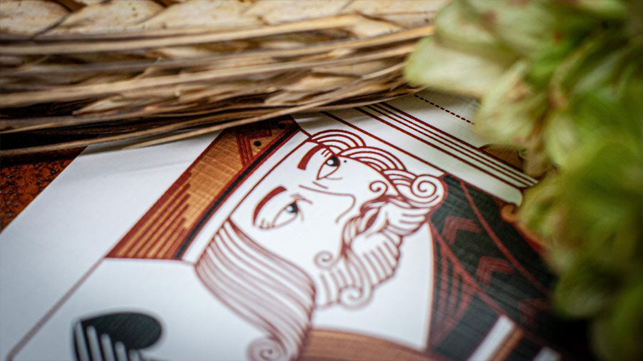 Hops & Barley (Copper) Playing Cards
