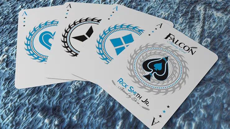 Ice Falcon Throwing Cards