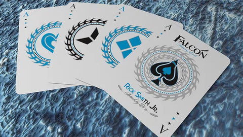 Ice Falcon Throwing Cards