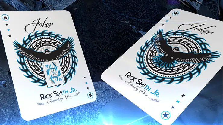 Ice Falcon Throwing Cards