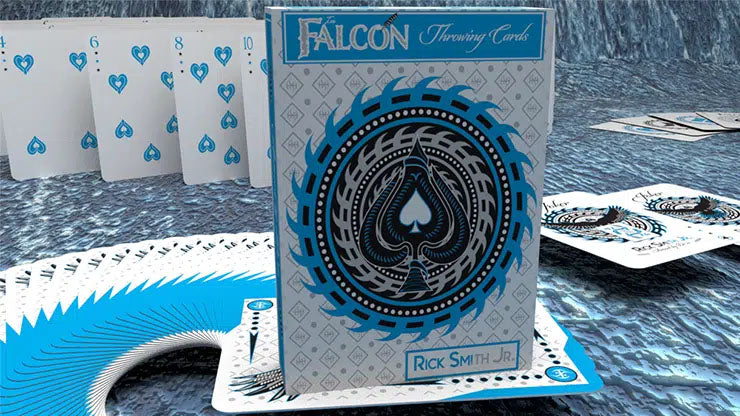 Ice Falcon Throwing Cards