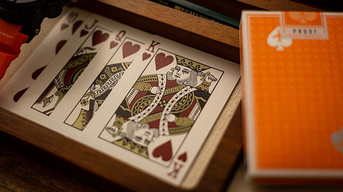 Lounge Edition in Hangar (Orange)  by Jetsetter Playing Cards