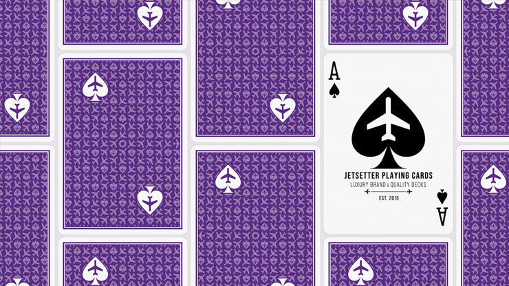 Lounge Edition in Passenger Purple by Jetsetter Playing Cards