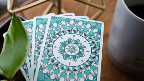 Mandala (White) Playing Cards