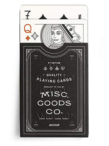 The MGCO Black Playing Cards 
