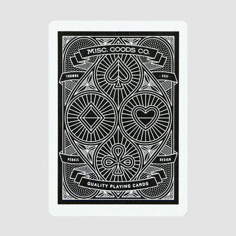 The MGCO Black Playing Cards 