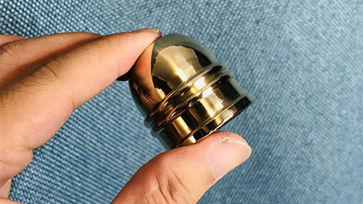 Mini Cups and Balls (Brass) by Secret Factory 