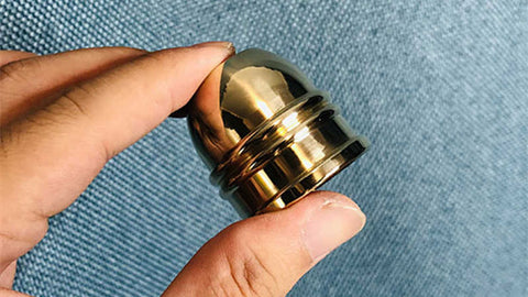 Mini Cups and Balls (Brass) by Secret Factory 