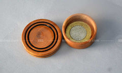 Okito Box – Deluxe Wood ( Half Dollar Size )