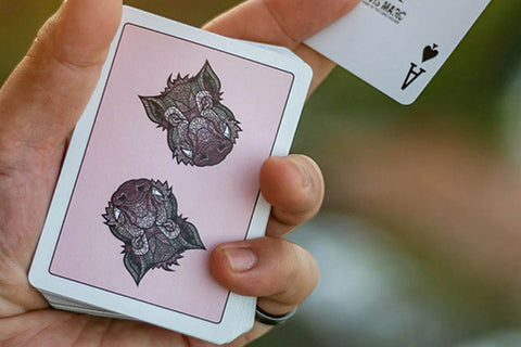 Wild Reserve: Pink Boar Playing Cards 