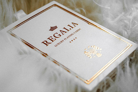Regalia White Playing Cards by Shin Lim 