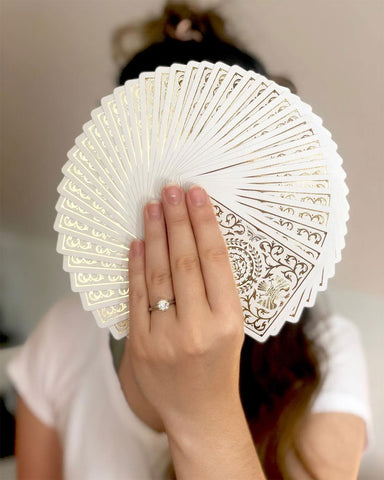 Regalia White Playing Cards by Shin Lim 