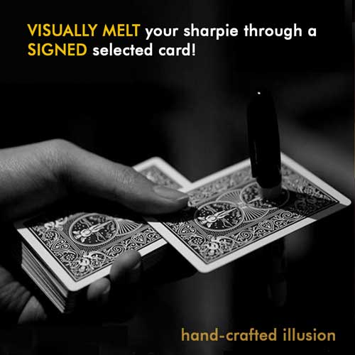 Sharpie Through Card (Blue)