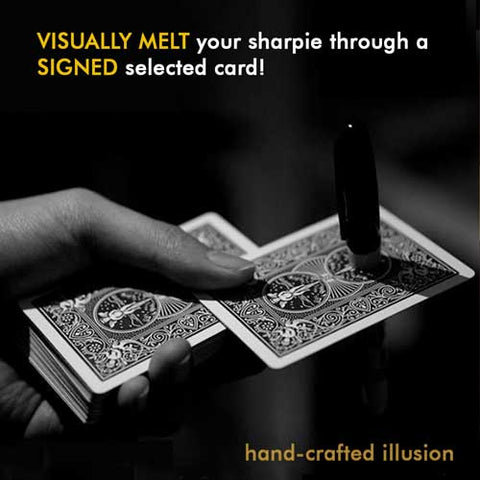 Sharpie Through Card (Blue)