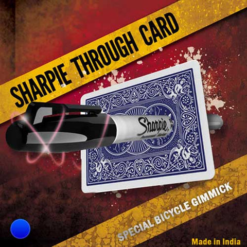 Sharpie Through Card (Blue)