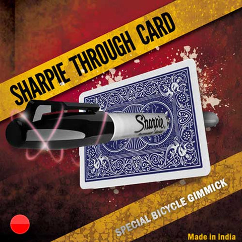 Sharpie Through Card (Red)