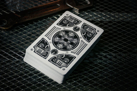 Silver Steampunk Bicycle Deck