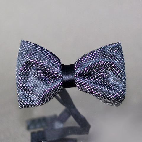 Magicians Bow Tie - Silver/Black