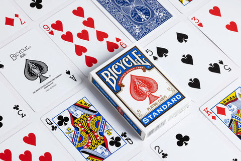 Bicycle Standard Playing card Set ( 1 Red + 1 Blue ) 
