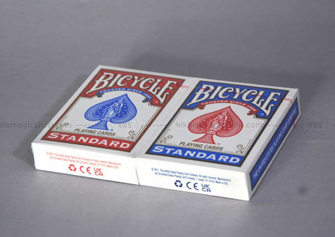 Bicycle Standard Playing card Set ( 1 Red + 1 Blue ) 