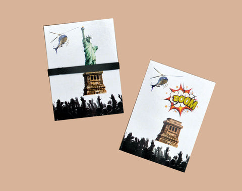 Vanish Statue of Liberty Card