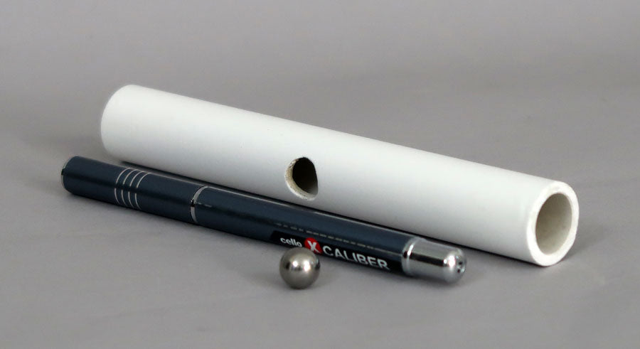 Steel Ball Through Pen
