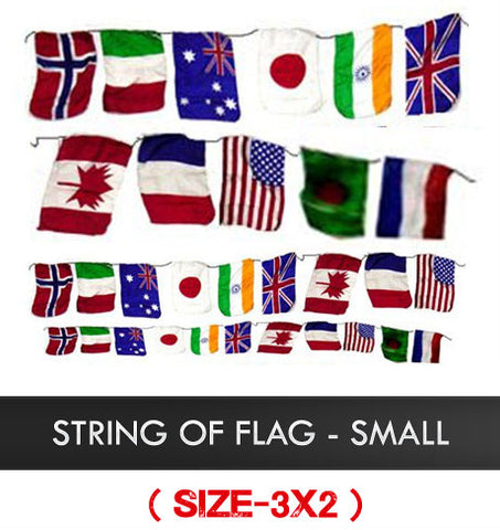 String of Flags - Small 3 x 2