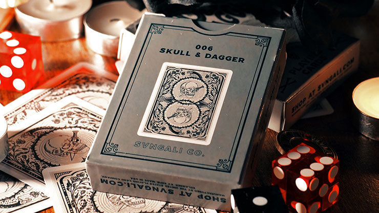 SVNGALI 06 Skull and Dagger Playing Cards