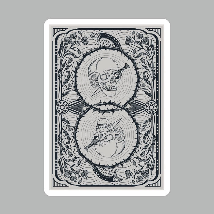 SVNGALI 06 Skull and Dagger Playing Cards