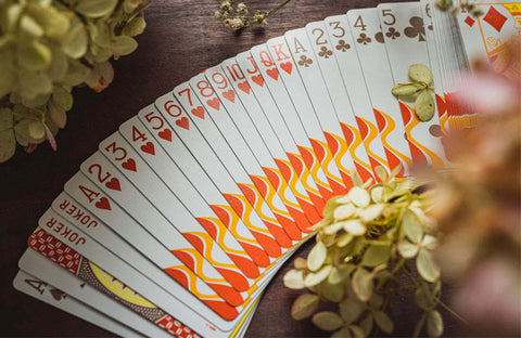 Tally-Ho Autumn Circle Back Playing Cards 