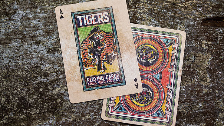 Kings Wild Tigers Playing Cards by Jackson Robinson	