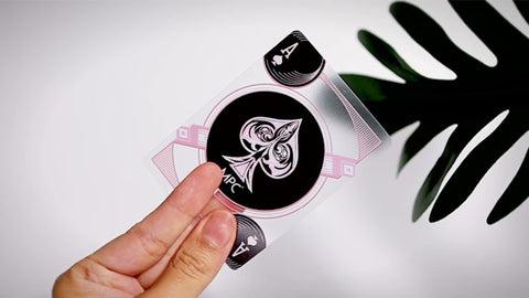 Black Transparent Playing Cards by MPC