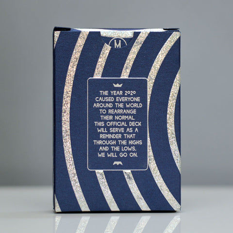 Marvelous Silver Twenty Twenty Playing Cards