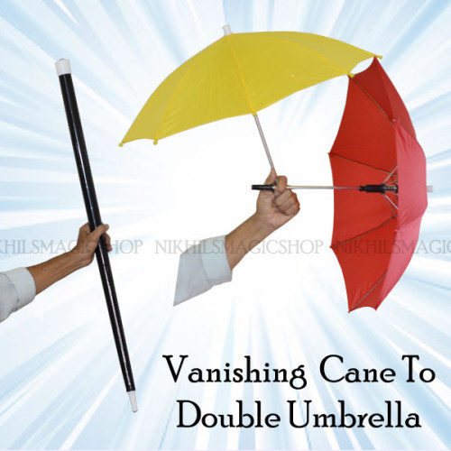 Vanishing Cane To Double Umbrella