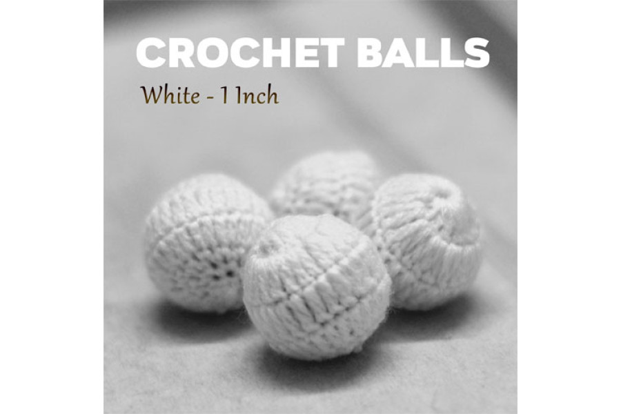 Crochet Balls White (#4)