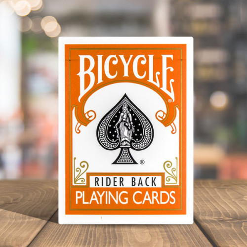 Bicycle Orange Playing Cards