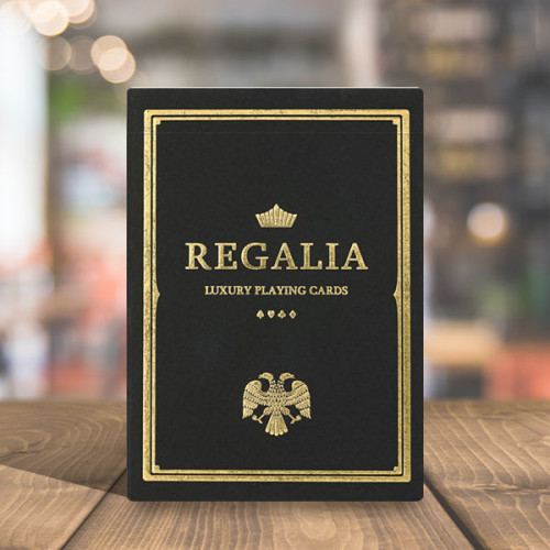 Regalia Black Playing Cards by Shin Lim