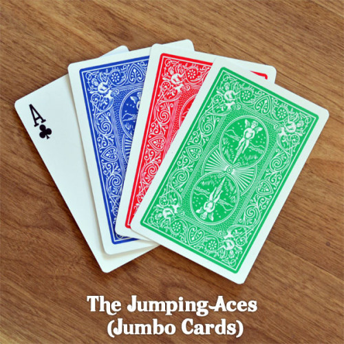 Jumping Aces (Jumbo Cards)