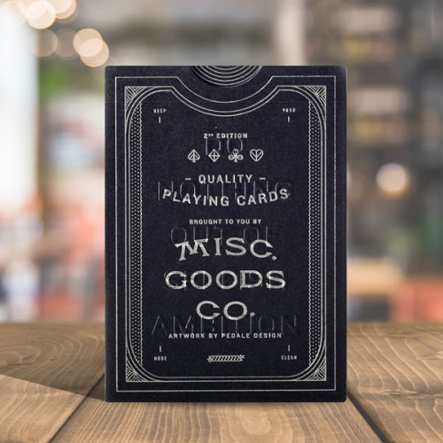 The MGCO Black Playing Cards 