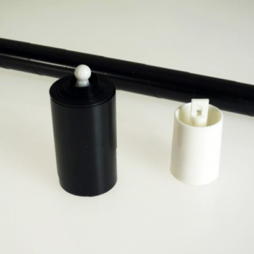 Vanishing cane plastic Black