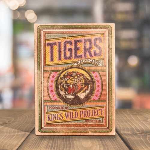 Kings Wild Tigers Playing Cards by Jackson Robinson	