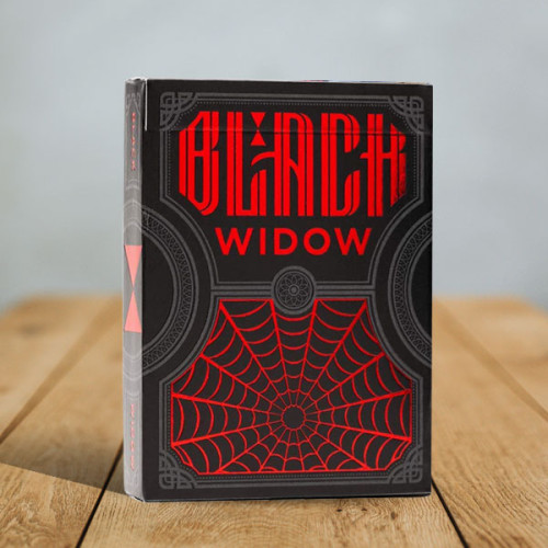 Black Widow Playing Cards