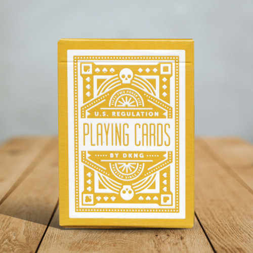 Yellow Wheel Playing Cards