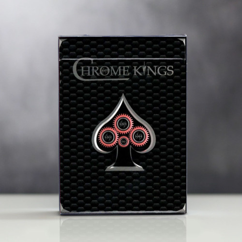 Chrome Kings Carbon Playing Cards (Standard)