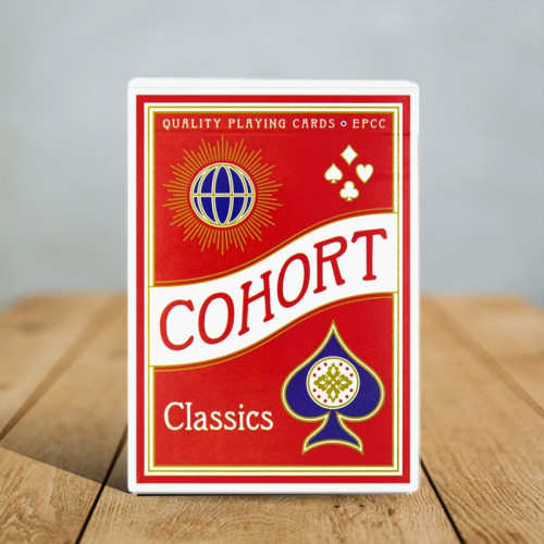 Cohorts Red V2 (Luxury-pressed E7) Playing Cards 