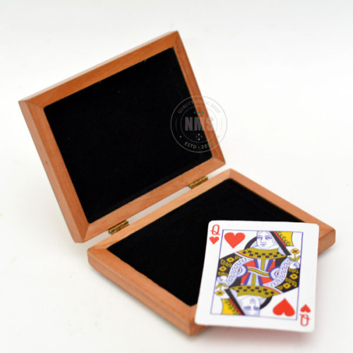 Locking Card Box ( Wood )